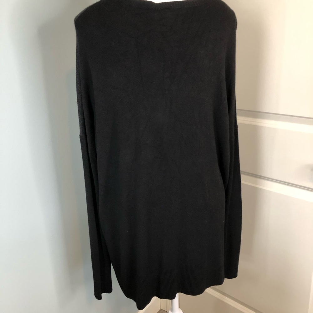 Eileen Fisher Viscose Dolman Sleeve Color Block Sweater. Size Medium. - Picture 6 of 10